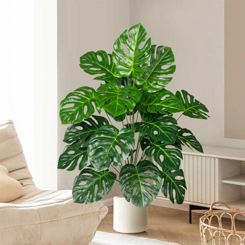 Artificial monstera tree for garden and office decoration - vue 3 sur 9