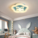 Simple children's ceiling light with creative bunny cartoon design