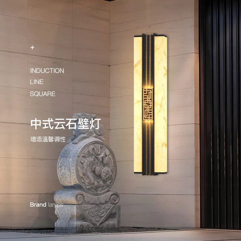 Chinese retro outdoor wall light for gardens and villas