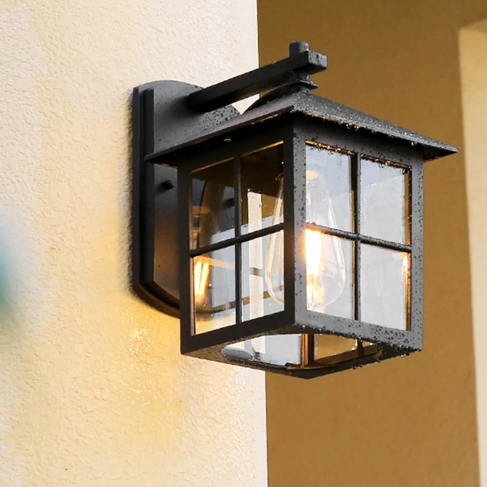 Weatherproof outdoor aluminium wall light for decorative lighting