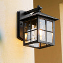 Weatherproof outdoor aluminium wall light for decorative lighting
