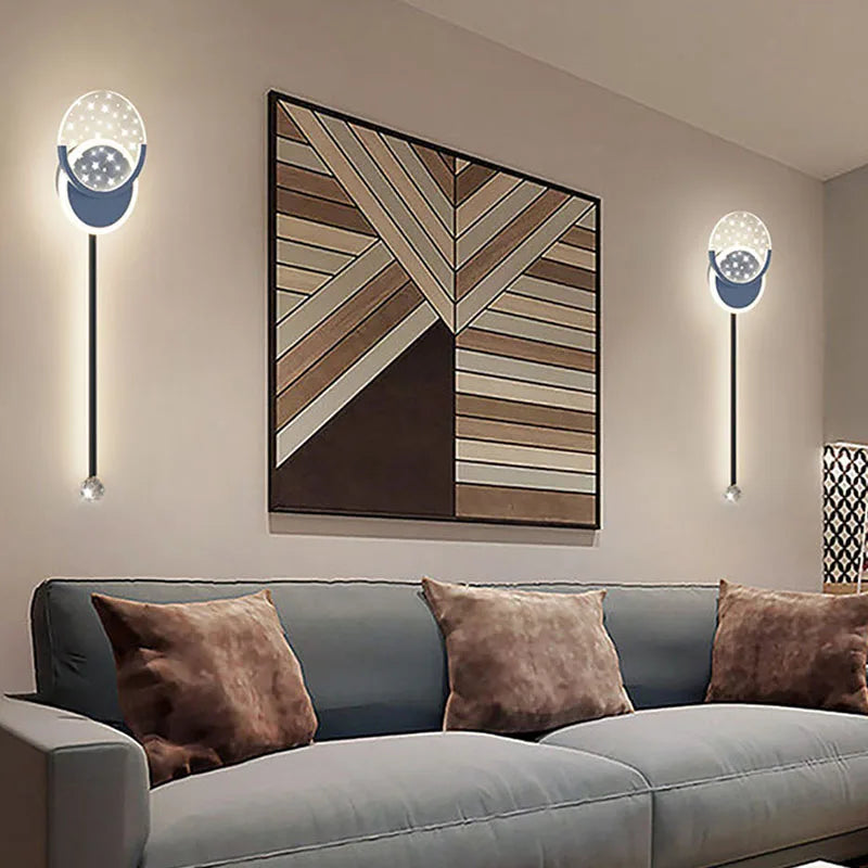 Modern LED wall light for contemporary interior decor - vue 5 sur 15