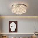 Luxury French style crystal ceiling light simple atmosphere 2024