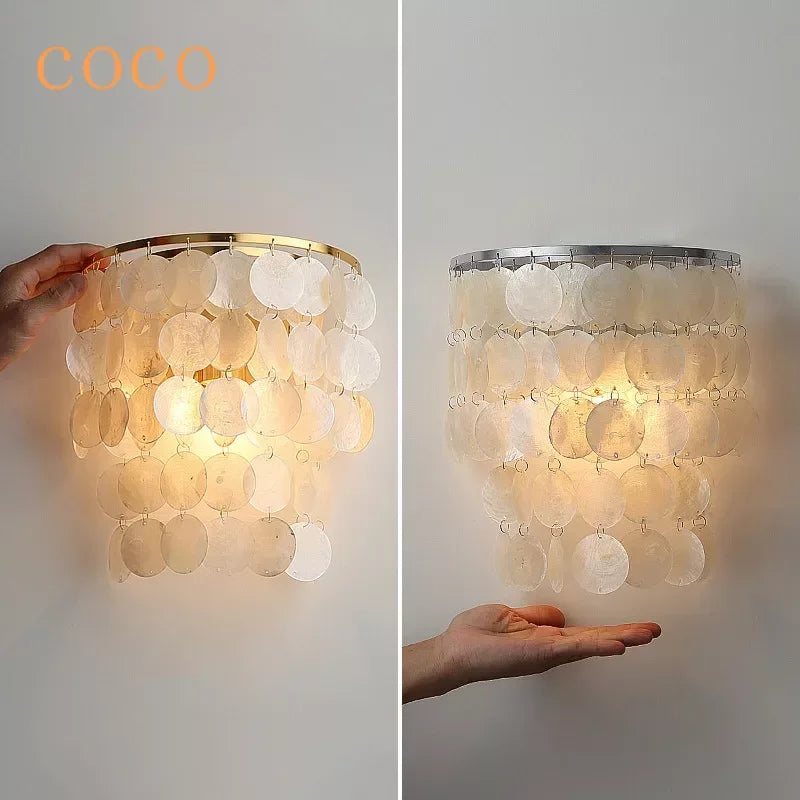 Modern wall light for weddings and bedside decoration