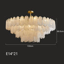 Modern creative cloud design glass pendant chandelier