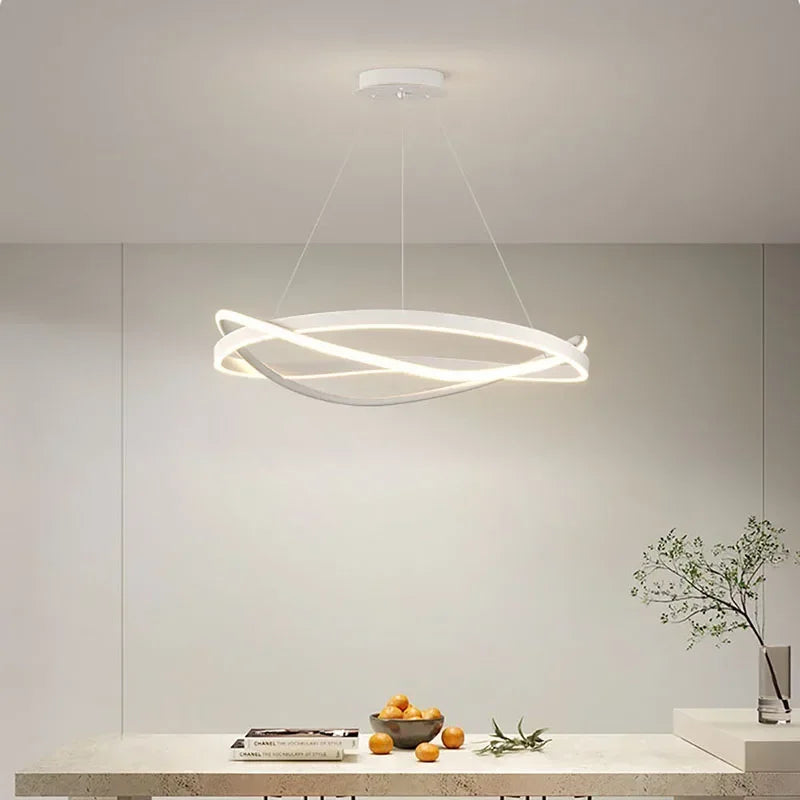 Modern LED pendant light for elegant interior décor - vue 6 sur 12