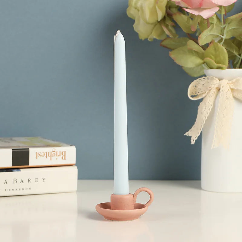 Nordic ceramic candle holder for elegant home décor - vue 3 sur 18