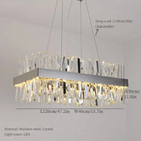 Nordic crystal chandelier for modern decor