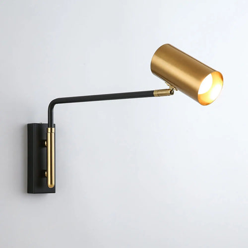 Modern rotatable long arm metal wall light - vue 3 sur 23