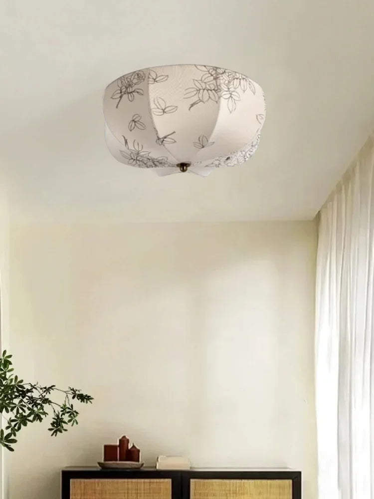 Modern Nordic fabric chandelier for elegant interiors - vue 6 sur 9