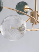 Luxury Nordic glass ball chandelier