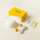 Rechargeable silicone duck night light USB dimmable birthday gift