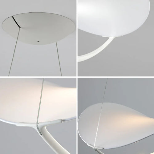 Fabric pendant light for modern Italian interior decoration - vue 6 sur 8