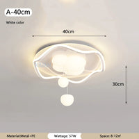 Romantic bubble chandelier for living room and office