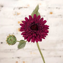 Artificial double petal retro sunflowers for interior decoration