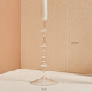 Clear glass candleholder modern nordic home decor