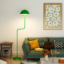 Nordic glass floor lamp with lampshade for interior decoration