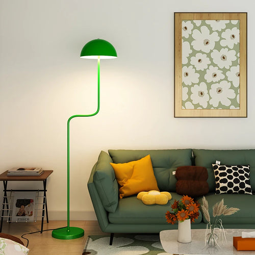 Nordic glass floor lamp with lampshade for interior decoration - vue 3 sur 16