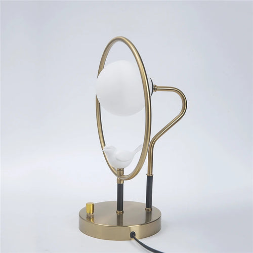 Nordic decorative glass floor lamp modern design with bulbs included - vue 7 sur 7