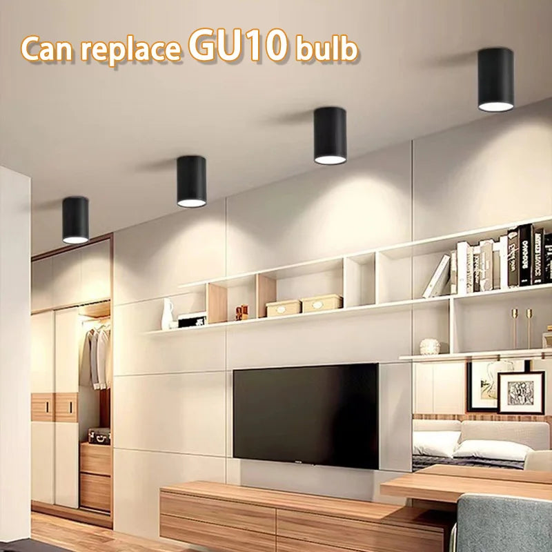 Recessed aluminium LED spotlight for modern indoor lighting