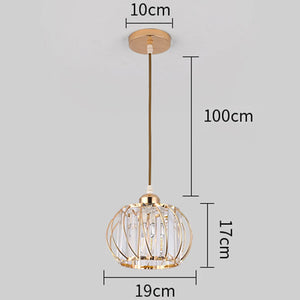 Modern crystal ceiling light for an elegant and creative atmosphere