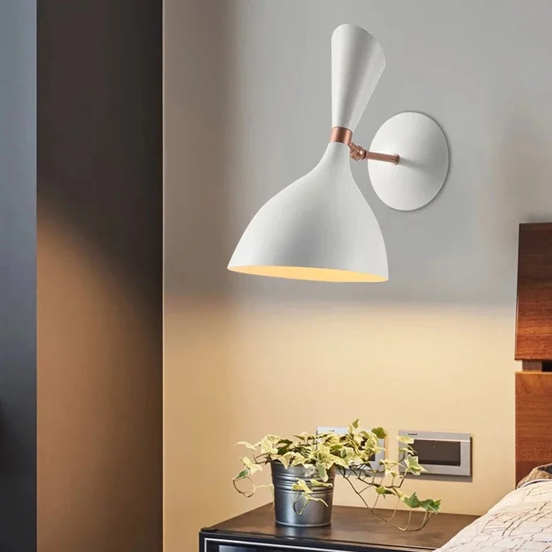 Modern Nordic wall light for indoor decor and reading