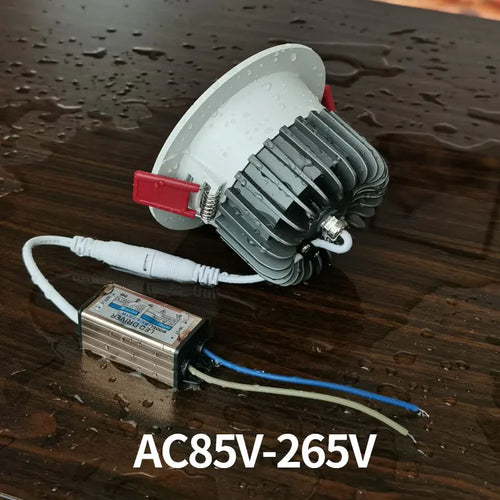 Waterproof dimmable LED spotlight for built-in outdoor lighting - vue 2 sur 10