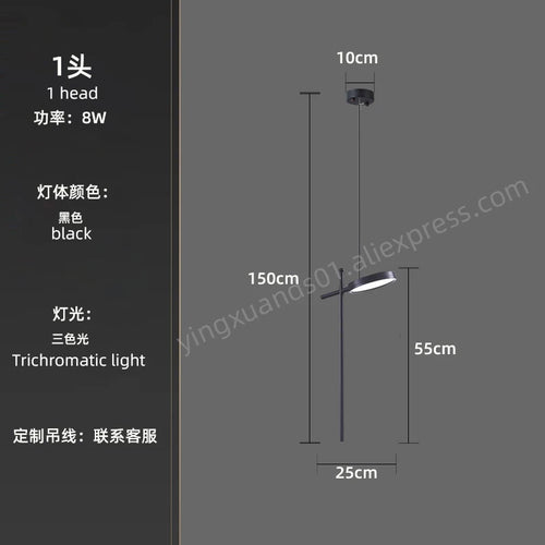 Modern acrylic pendant chandelier with creative 2023 LED design