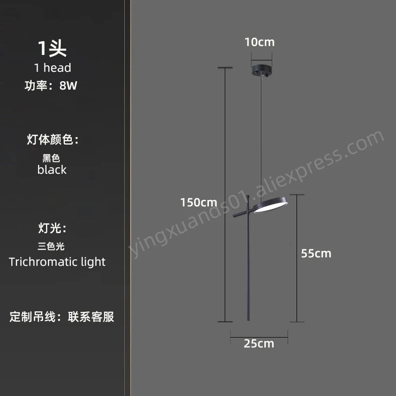 Modern acrylic pendant chandelier with creative 2023 LED design