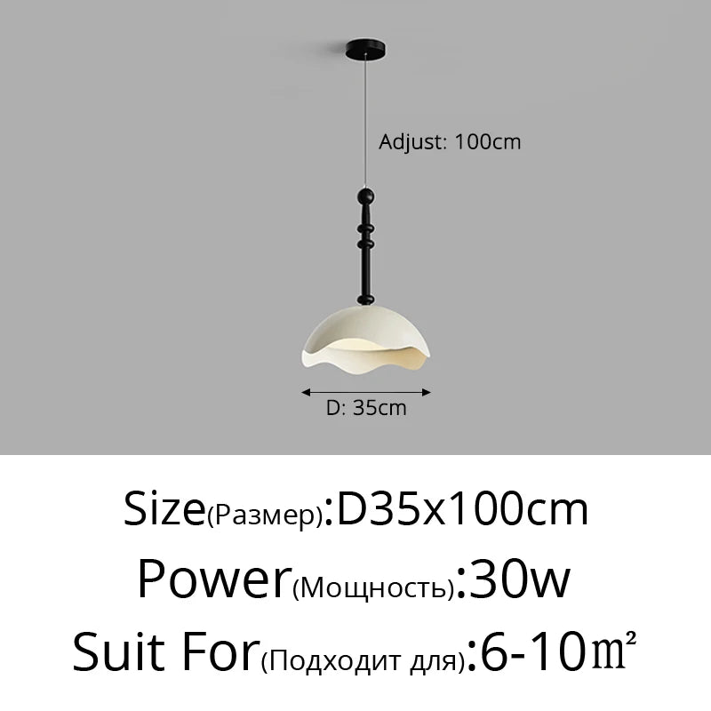 Premium creative eggshell ceiling light for bedroom - vue 13 sur 14