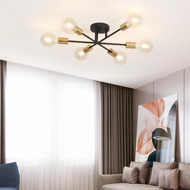 Modern classic branch ceiling light