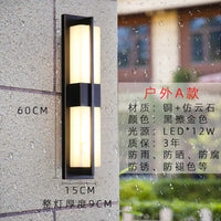 Modern waterproof outdoor wall light for decorative lighting
