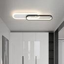 Modern minimalist LED ceiling light for outdoor use