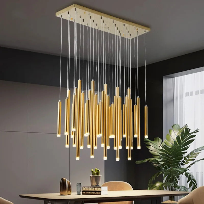 Modern minimalist luxury nordic decorative LED chandelier