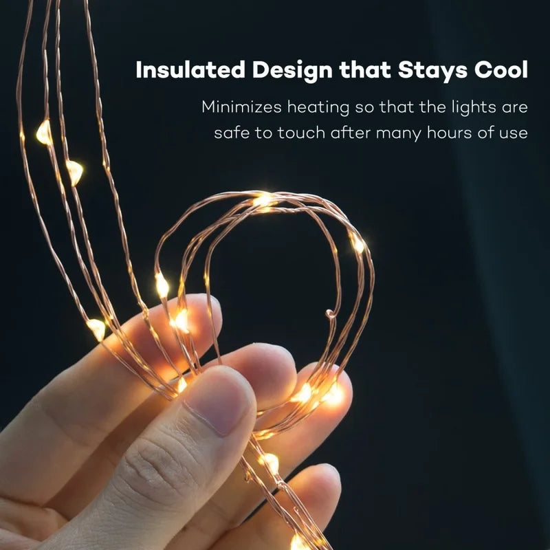Waterproof USB battery LED string light for parties and decorations
