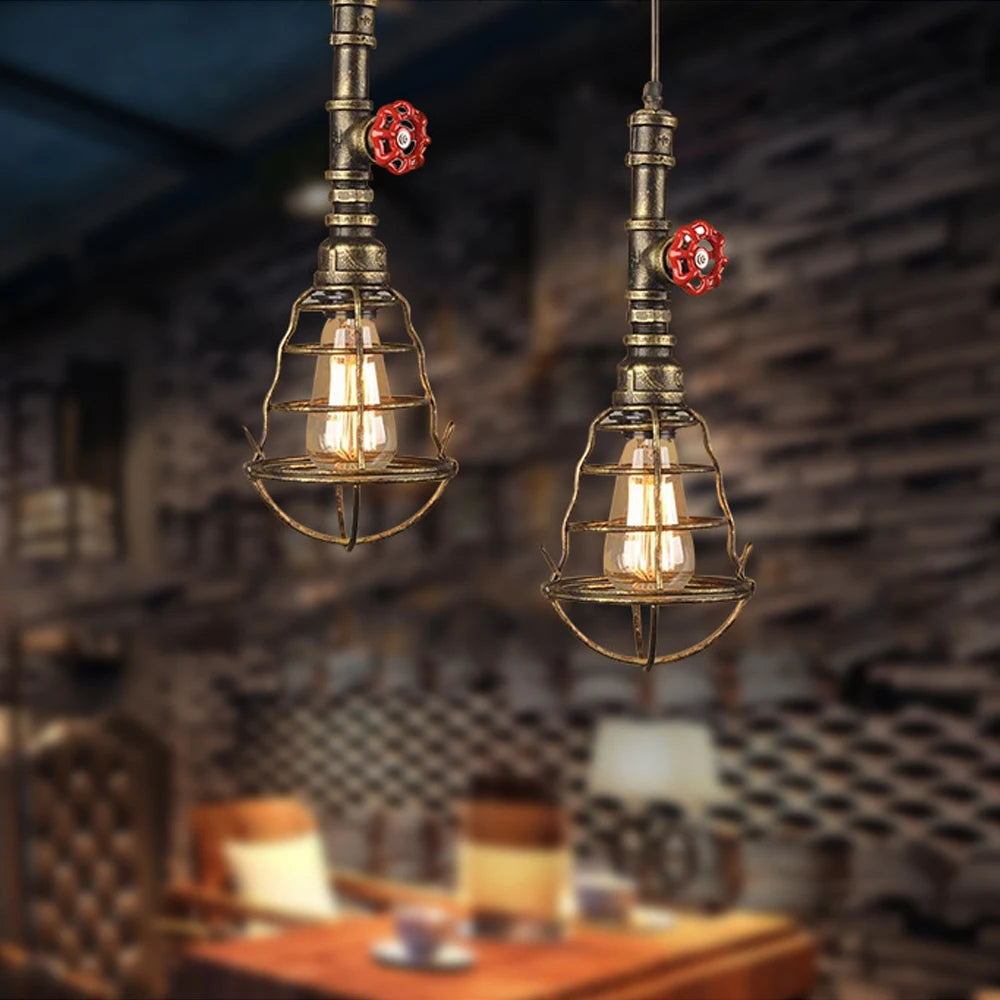 Industrial retro pendant light for elegant vintage lighting