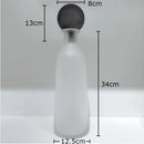 frosted glass vase for artificial flowers modern decoration