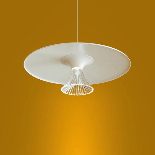 Nordic flying saucer pendant light for indoor lighting - vue 3 sur 8