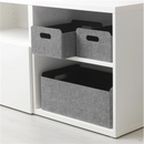 handmade felt storage basket for various items