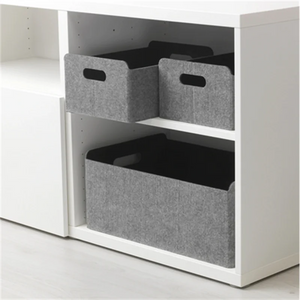 handmade felt storage basket for various items