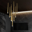 Nordic postmodern LED crystal chandelier pendant light