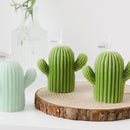 small cactus wax scented candles for home decor