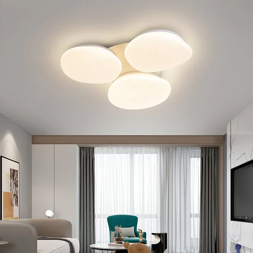 Nordic style LED ceiling light with creative simplicity - vue 2 sur 12