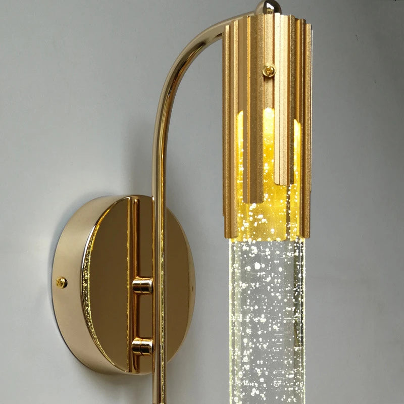 Decorative crystal LED wall light for modern interiors - vue 6 sur 8