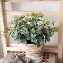 Set of 20 artificial eucalyptus leaves for floral decoration
