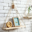 rope and wood wall swing for Nordic decoration
