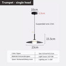 Multi-head glass pendant light for modern interiors