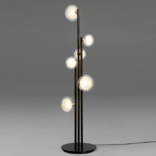 Retro glass floor lamp nordic design for interior decoration - vue 3 sur 7