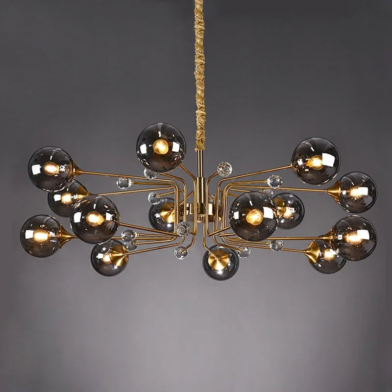 Minimalist modern magic bean chandelier for decorative interiors