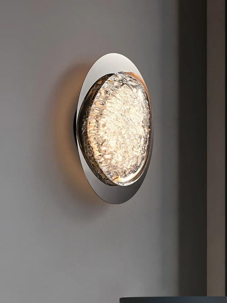 Modern and elegant crystal wall light for interior decoration